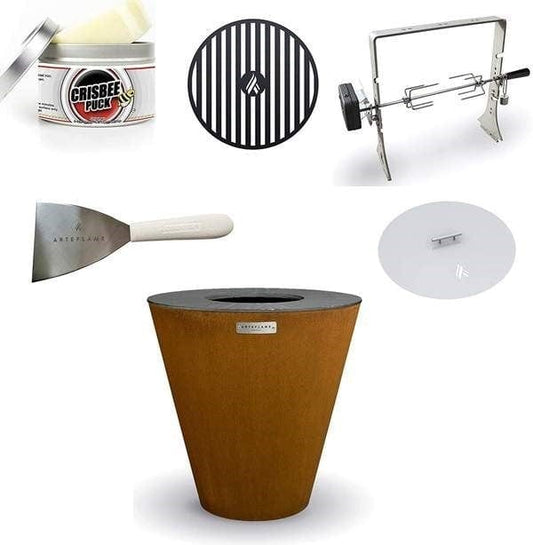 Arteflame Arteflame ONE40-M One 40 Inch Grill and Home Chef Max Bundle with 5 Grilling Accessories