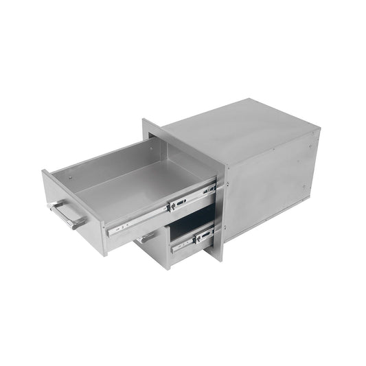 Alfresco AXE-2DR-SC Two-Tier Storage Drawers, 17-Inch