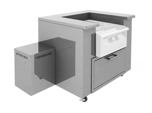 Alfresco AXEVP-COUNTER All Stainless Counter with Storage