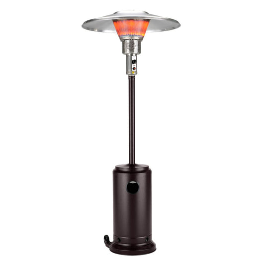 90" Tall Commercial Patio Heater in Bronze | BURN-2400-BRZ