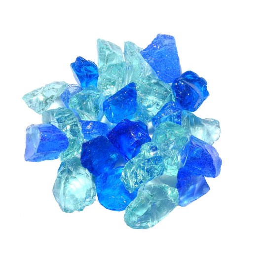 AZ Patio Heaters 30-50mm Landscape Recycled Glass in Bahama Blend | LR30-GLASS-BB