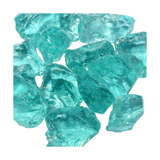 AZ Patio Heaters 50-100mm Landscape Recycled Glass in Aqua | LR50-GLASS-AQ
