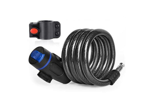 Bakcou E-Bikes Accessories BAKCOU - CABLE BIKE LOCK WITH KEY AND MOUNTING BRACKET