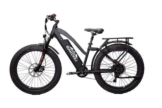 Bakcou E-Bikes Matte Black / 17.5ah (Standard) Bakcou - Flatlander Step-Through (St) 24" Tires