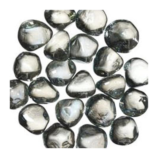 Barbara Jean Fire Glass Barbara Jean - Glass Media - ZIRCON Glacier Ice - 5 lbs.