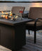 Barbara Jean Fire Table Barbara Jean - Outdoor Fire Table - Body (use 24" Burner)
- Black with Gray End Doors