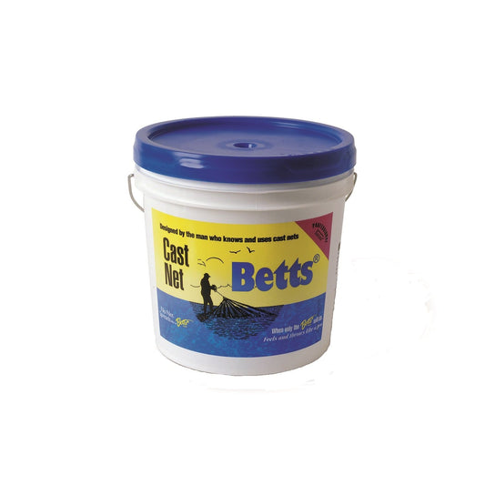 Betts Fishing : Nets Betts Mullet Cast Net 10ft 1in Mesh Bucket