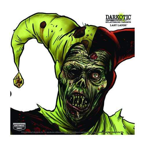 Birchwood Casey Hunting : Shooting Targets BW Casey Darkotic Last Laugh 12in Adhesive Target-5 Targets