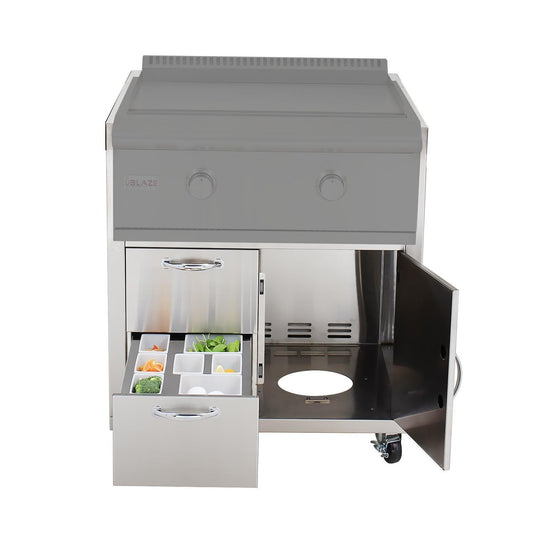 Blaze Blaze Accessories Blaze 30" Cart For Griddle