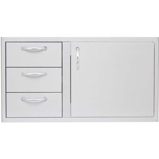Blaze Blaze Accessories Blaze Door and Triple Drawer Combo (21"h x 39"w)