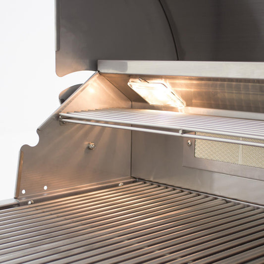 Blaze Gas Grills 40" 5 Burner with Red knob Lights and Interior Lights LP/ NG