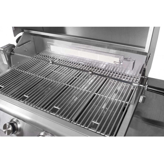 Blaze Gas Grills Accessories Rotisserie Kit for 3/4 Burner Built In Grill Head (Spit, Forks, Motor)