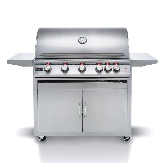 Blaze Gas Grills Blaze Premium LTE 40-Inch 5-Burner | Free Standing | Natural Gas or Propane | Gas Grill With Rear Infrared Burner & Grill Lights - BLZ-5LTE2