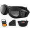 Bobster Apparel : Eyewear - Sunglasses Bobster Cruiser 2 Interchange Goggle Black Frame 3 Lenses