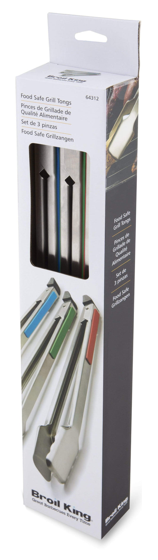 Broil King Broil King Accessories TONG - BARON - 3 PACK COLORED - SS