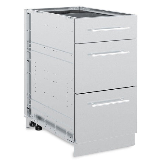 Broil King Drawer / Cabinet Broil King 802500 Stainless Steel 3-Drawer Cabinet
