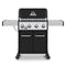 Broil King Freestanding Grill Broil King BR-440 Baron 440 Pro 4-Burner Gas Grill with Side Burner, 57-Inches