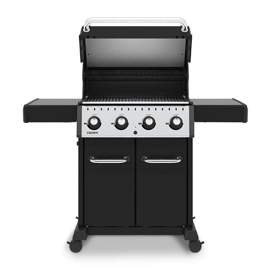Broil King Freestanding Grill Broil King CRN-420 Crown 420 Black 4-Burner Gas Grill, 57-Inches
