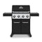 Broil King Freestanding Grill Broil King CRN-420 Crown 420 Black 4-Burner Gas Grill, 57-Inches