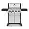 Broil King Freestanding Grill Broil King CRN-S440 Crown S440 Stainless Steel 4-Burner Gas Grill Side Burner, 57-Inches