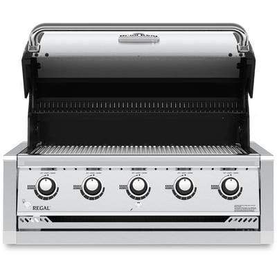 Broil King Freestanding Grill Broil King RG-S520 Regal S520 Stainless Steel 5-Burner Built-In Gas Grill Head, 37-Inches
