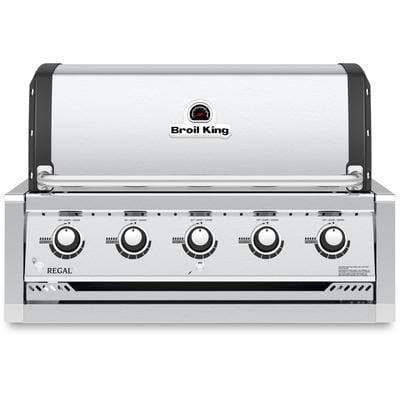 Broil King Freestanding Grill Broil King RG-S520 Regal S520 Stainless Steel 5-Burner Built-In Gas Grill Head, 37-Inches