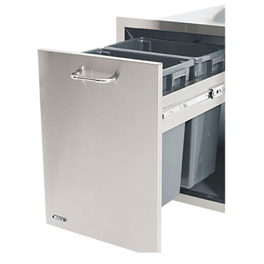 Bull Grills Bull Grills - Double Pull-Out Trash Drawer, 18.5x27-Inches - 56935