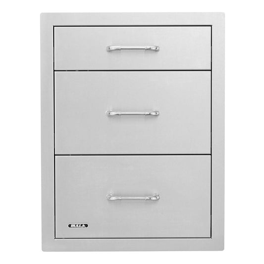 Bull Grills Bull Grills - Stainless Steel Triple Drawer Cabinet - 58110