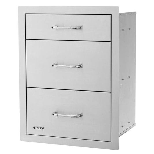Bull Grills Bull Grills - Stainless Steel Triple Drawer Cabinet - 58110