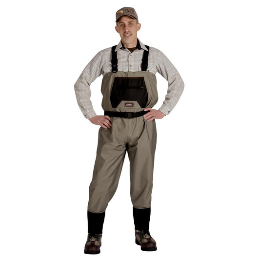 Caddis Wading Systems Fishing : Waders Caddis Mens Breathable Stockingfoot Waders - Large Tan
