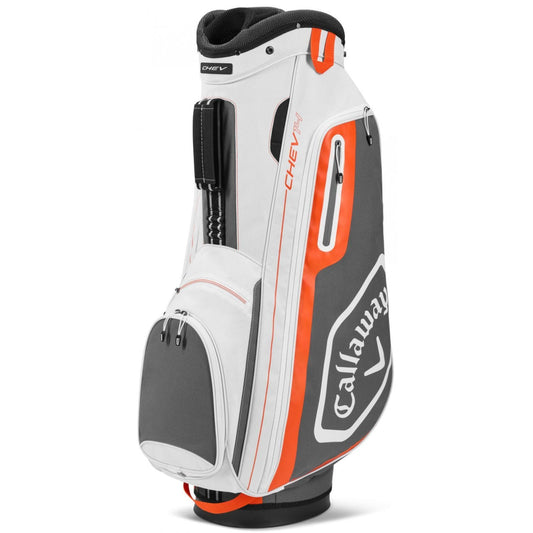Callaway Golf : Bags Callaway Golf 2020 Chev 14 Cart Bag-White-Charcoal-Orange