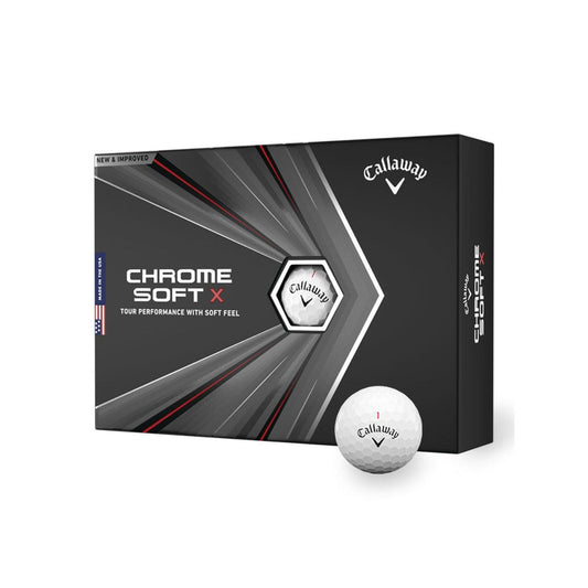 Callaway Golf : Balls Callaway Chrome Soft X 2020 Golf Balls-Dozen-White