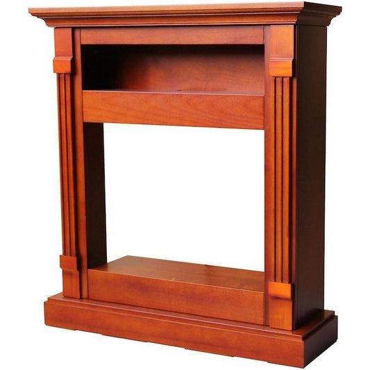 Cambridge Cambridge Sienna 34 In. Electric Fireplace w/ 1500W Log Insert and Cherry Mantel