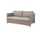 Cane-Line Denmark Cane-line Soft Rope - Taupe incl. Taupe Cane-line Natté cushion set Diamond 2-seater sofa, incl. taupe Cane-line Natté cushion set, Cane-line Soft Rope (8502)