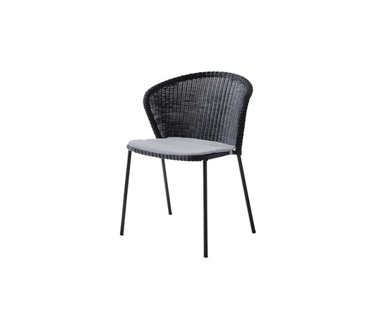 Cane-Line Denmark Outdoor Chairs Black / Grey Cane-Line Lean chair, stackable