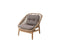 Cane-Line Denmark Outdoor Chairs String lounge chair w/teak frame, incl. Cane-line AirTouch cushions, Cane-line Weave-54020