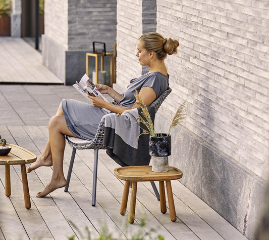 Cane-Line Denmark Outdoor Coffee Table Cane-Line Royal Coffee Table, Teak, Square (50003)