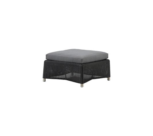 Cane-Line Denmark Outdoor Footstool Diamond footstool, Cane-line Weave
