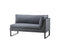 Cane-Line Denmark Outdoor Modular Grey Cane-Line Flex 2-seater sofa left module - 8563