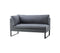 Cane-Line Denmark Outdoor Modular Grey Cane-Line Flex 2-seater sofa right module 8564