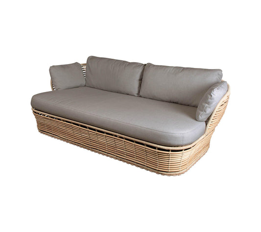 Cane-Line Denmark Outdoor Sofa Basket 2-seater sofa, incl. Cane-line AirTouch cushions, Cane-line Weave