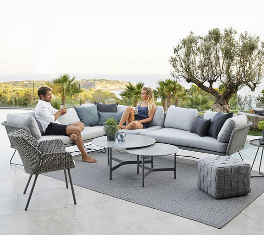 Cane-Line Denmark Outdoor Sofa Cane-Line Horizon 2-seater sofa left module 5505LISL