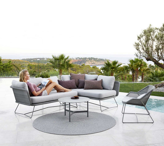 Cane-Line Denmark Outdoor Sofa Cane-Line Horizon 2-seater sofa right module