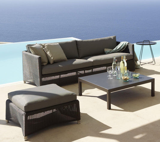 Cane-Line Denmark Outdoor Sofa Diamond 3-seater sofa, Weave