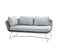 Cane-Line Denmark Outdoor Sofa Light grey Cane-Line Horizon 2-seater sofa right module