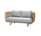 Cane-Line Denmark Outdoor Sofa Natural Cane-Line Nest 2-seater sofa OUTDOOR