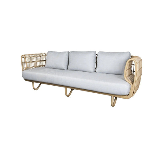 Cane-Line Denmark Outdoor Sofa Natural Nest 3-seater sofa OUTDOOR