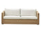 Cane-Line Denmark Outdoor Sofa Natural / White Chester 3-seater sofa