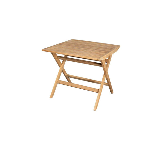 Cane-Line Denmark Outdoor Table Flip folding table, small, 80x80 cm, Teak