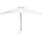 Cane-Line Denmark Parasol Dusty white Harbour parasol w/pulley system, 3x3 m